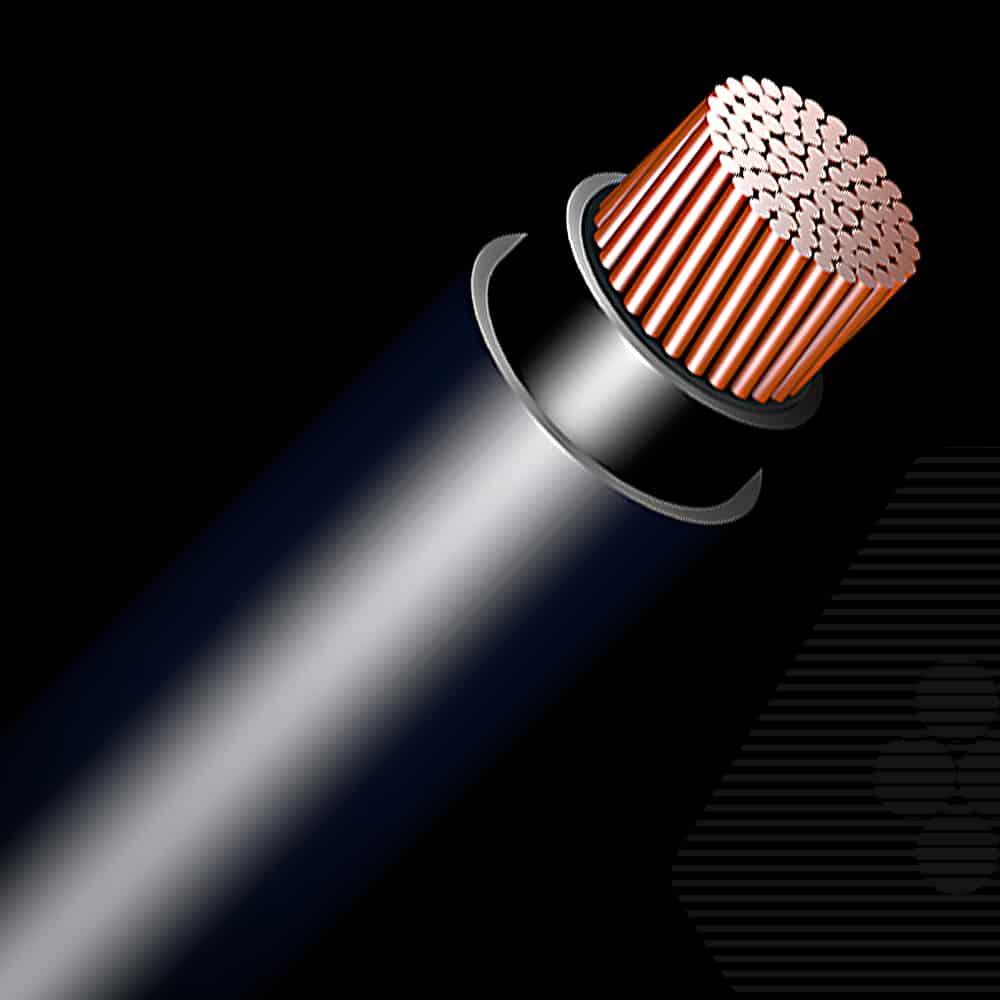 0.6/1 kV, Copper, Single core, Un sheathed, Un Armoured Cable
