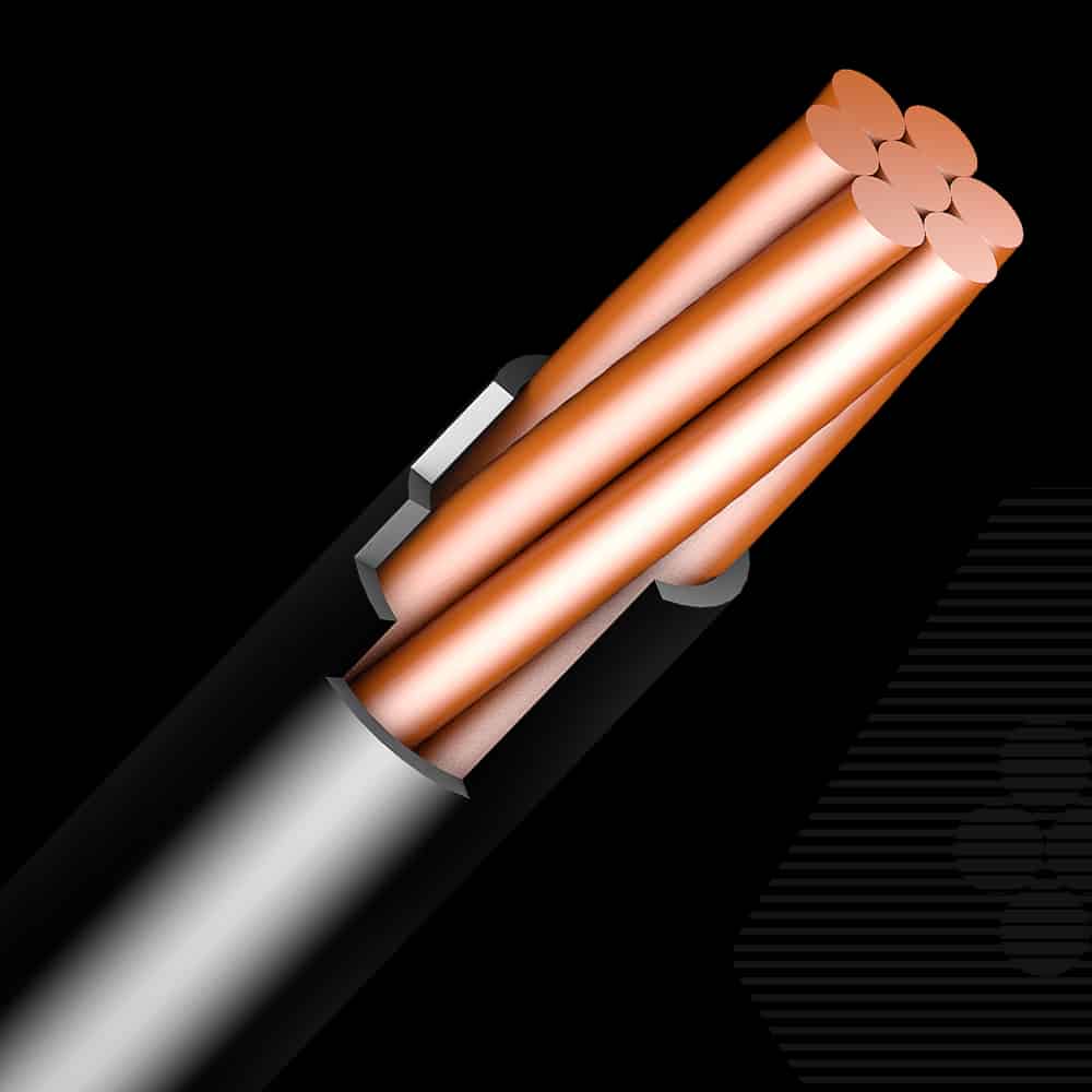 450/750 V, Copper, XLHF Insulated, Single core Wire