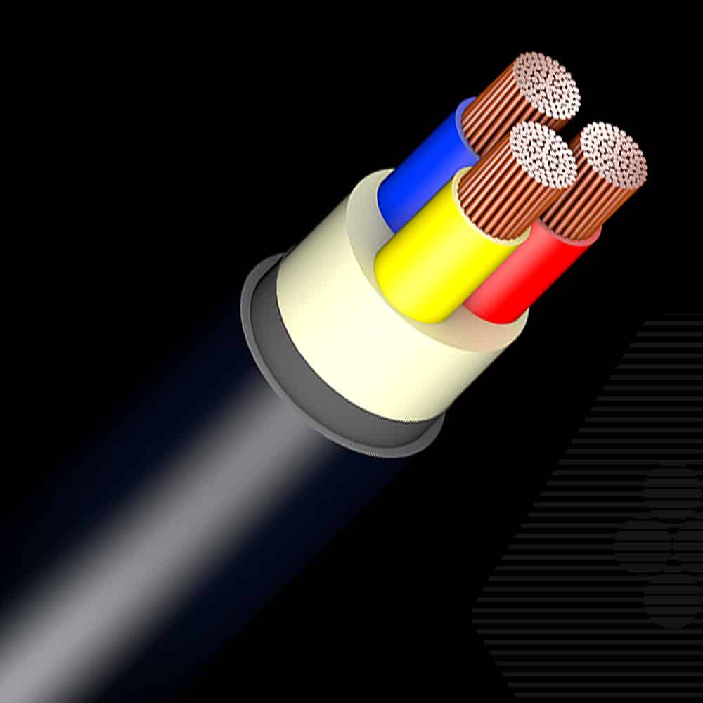 1.8/3 kV, Copper, Multi- core (≤5), Un sheathed, Steel Wire Armoured Cable