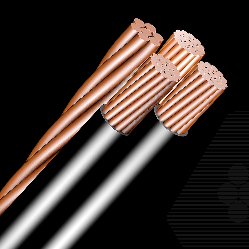 600 V Weather Proof service drop cables - CU/PVC (WP), Quadruplex