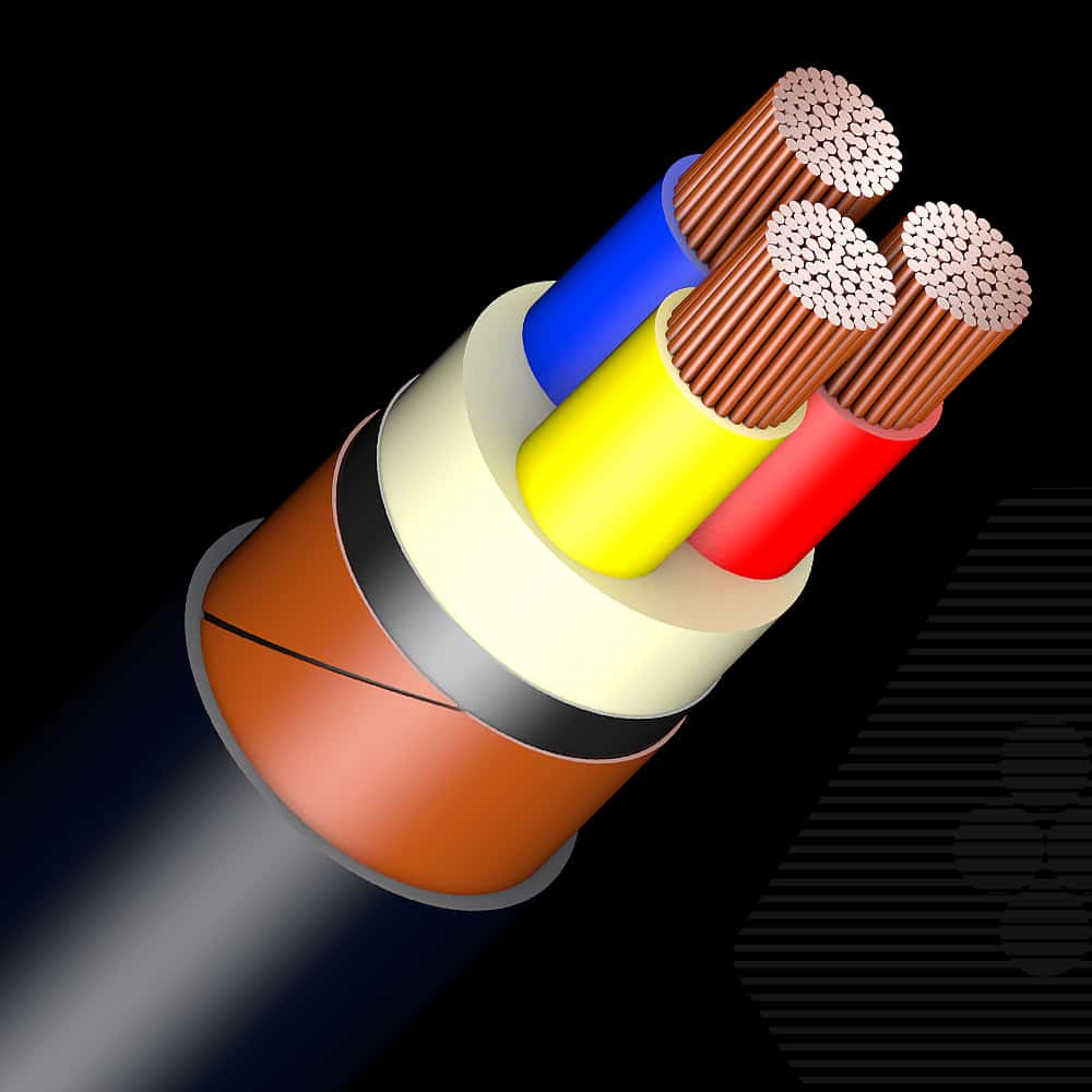 0.6/1 kV, Copper, Multi- core (≤5), Copper Tape Screened, Un Armoured Cable