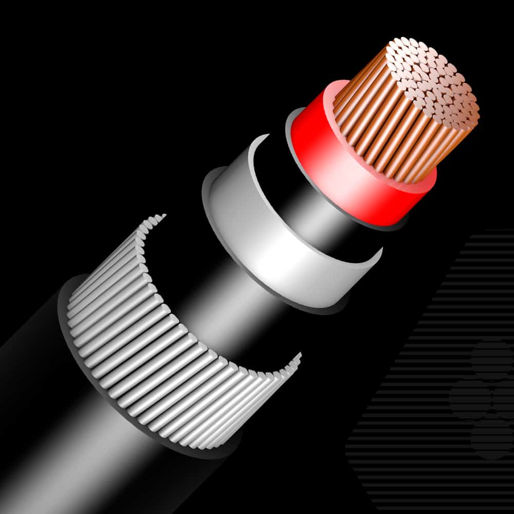 0.6/1 kV, Copper, Single core, Lead Alloy Sheathed, Steel Wire Armoured Cable